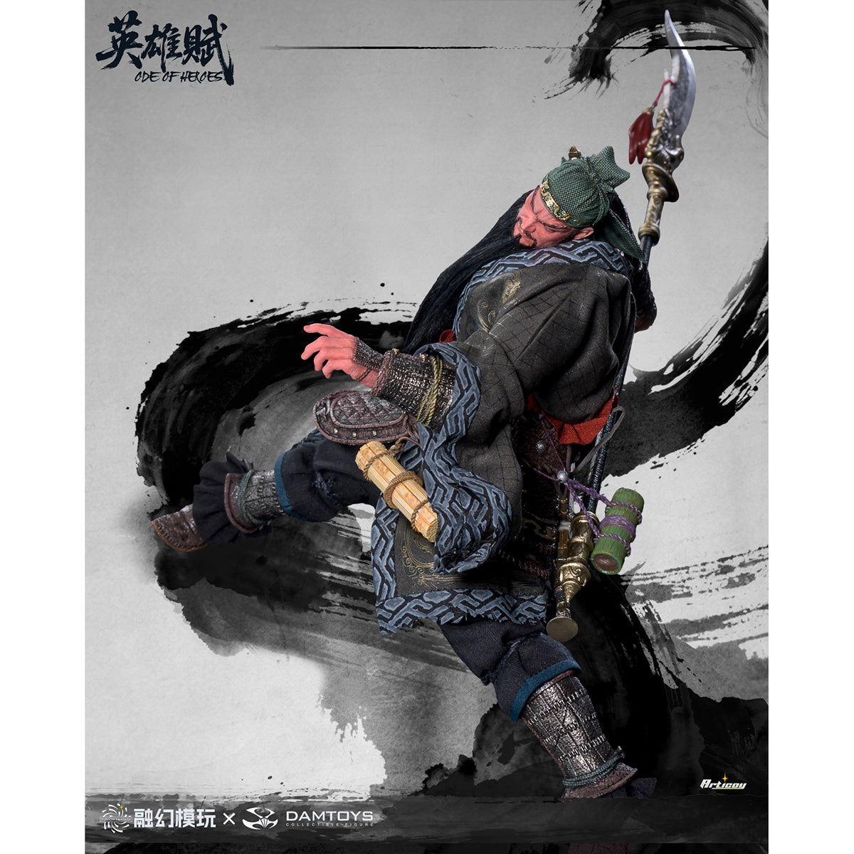 FUSION FANTASY × DAMTOYS Odes of Heroes Zhongyi Wushuang FTOH-03 Guan Yu 1/12 Scale Action Figure