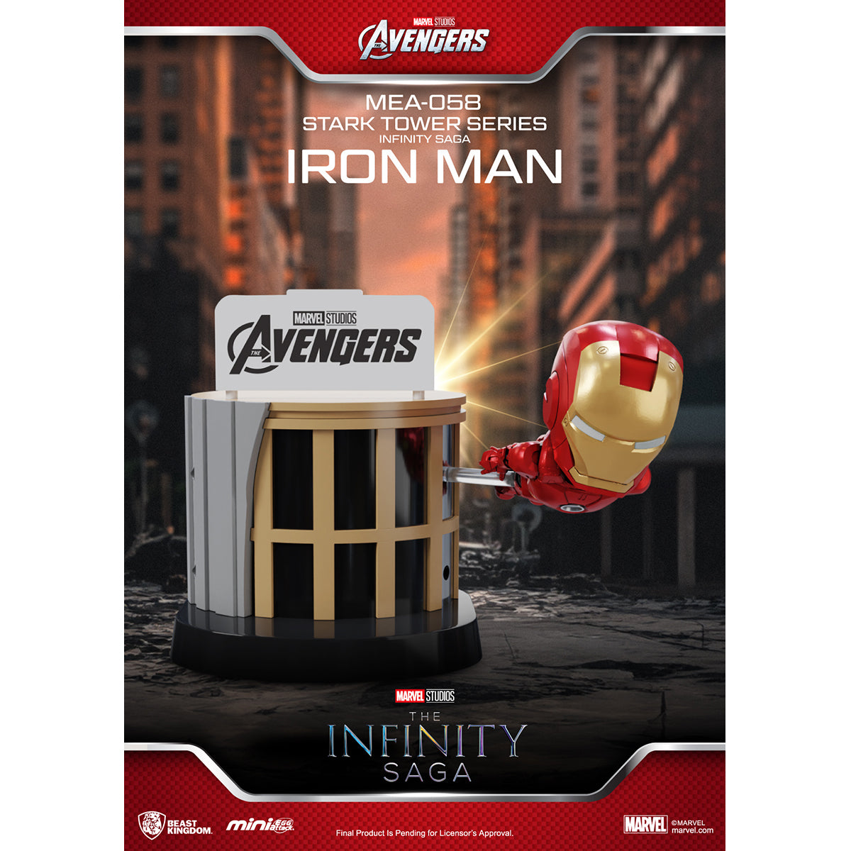 Beast Kingdom MEA-058 The Infinity Saga Stark Tower Series Randomly Single Blind Box Figure