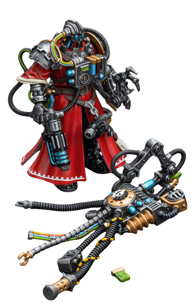 HiPlay JoyToy Warhammer 40K Collectible Figure: Adeptus Mechanicus Cybernetica Datasmith 1:18 Scale Action Figures