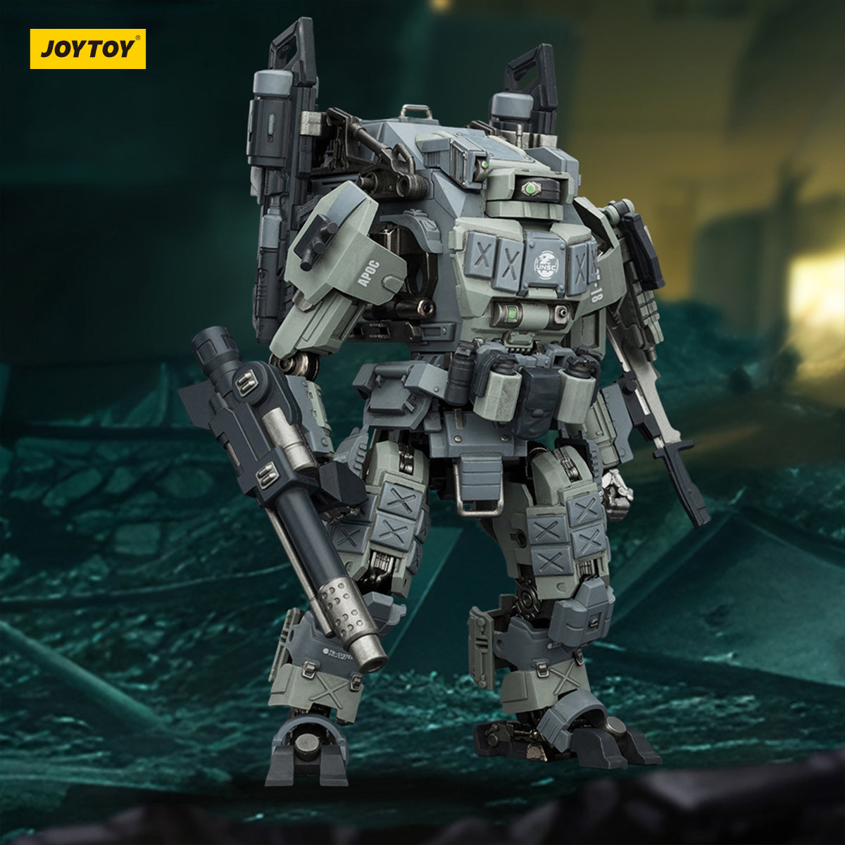 JOYTOY APOC Series Bedrock Fury Fire Strike Mech ST-8618 JT03448 1/25 Scale Action Figure