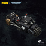 JOYTOY Warhammer 40K Raven Guard/Space Wolves/Blood Angels Raider-pattern Combat Bike with twin-linked bolt rifles (JT03776) 1/18 Scale Action Figure Vehicle Set