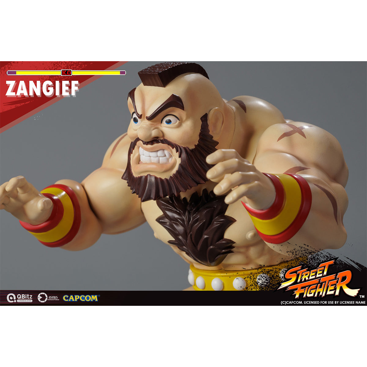 Asmus Toys Street Fighter QBITZ XL Series ZANGIEF Action Figures