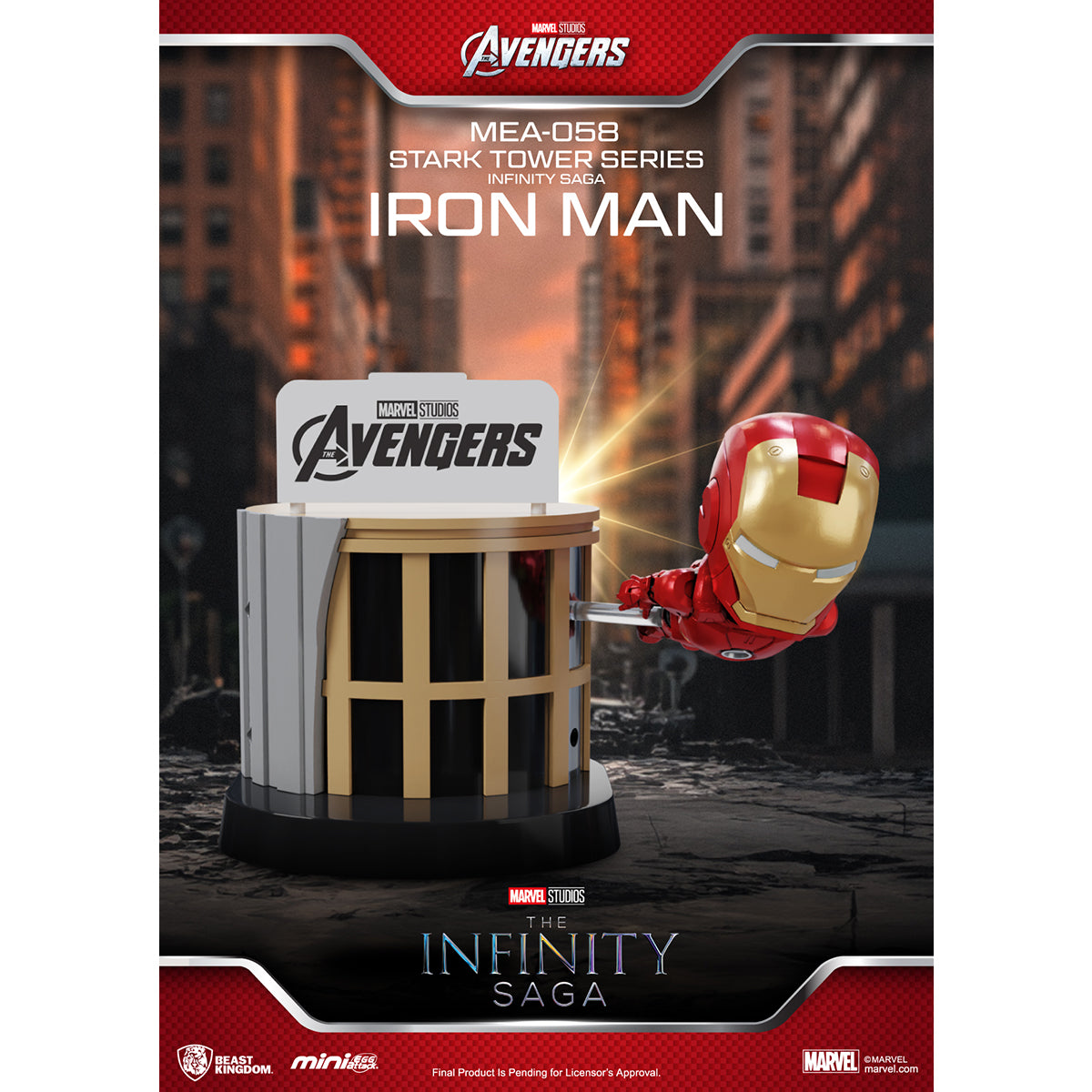 Beast Kingdom MEA-058 The Infinity Saga Stark Tower Series Randomly Single Blind Box Figure