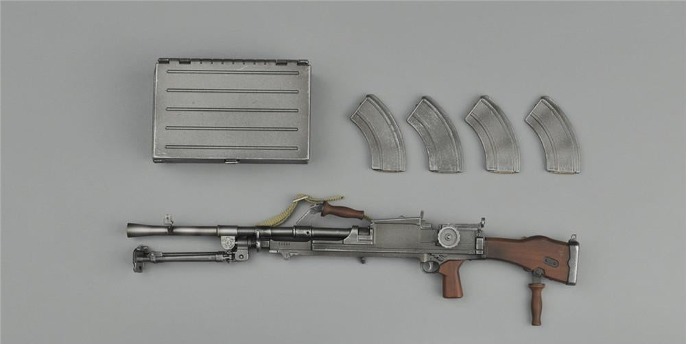 ZYTOYS ZY2003 WWII Bren Light Machine Gun 1:6 Scale Collectible Figure Accessory for 12 Action Figures