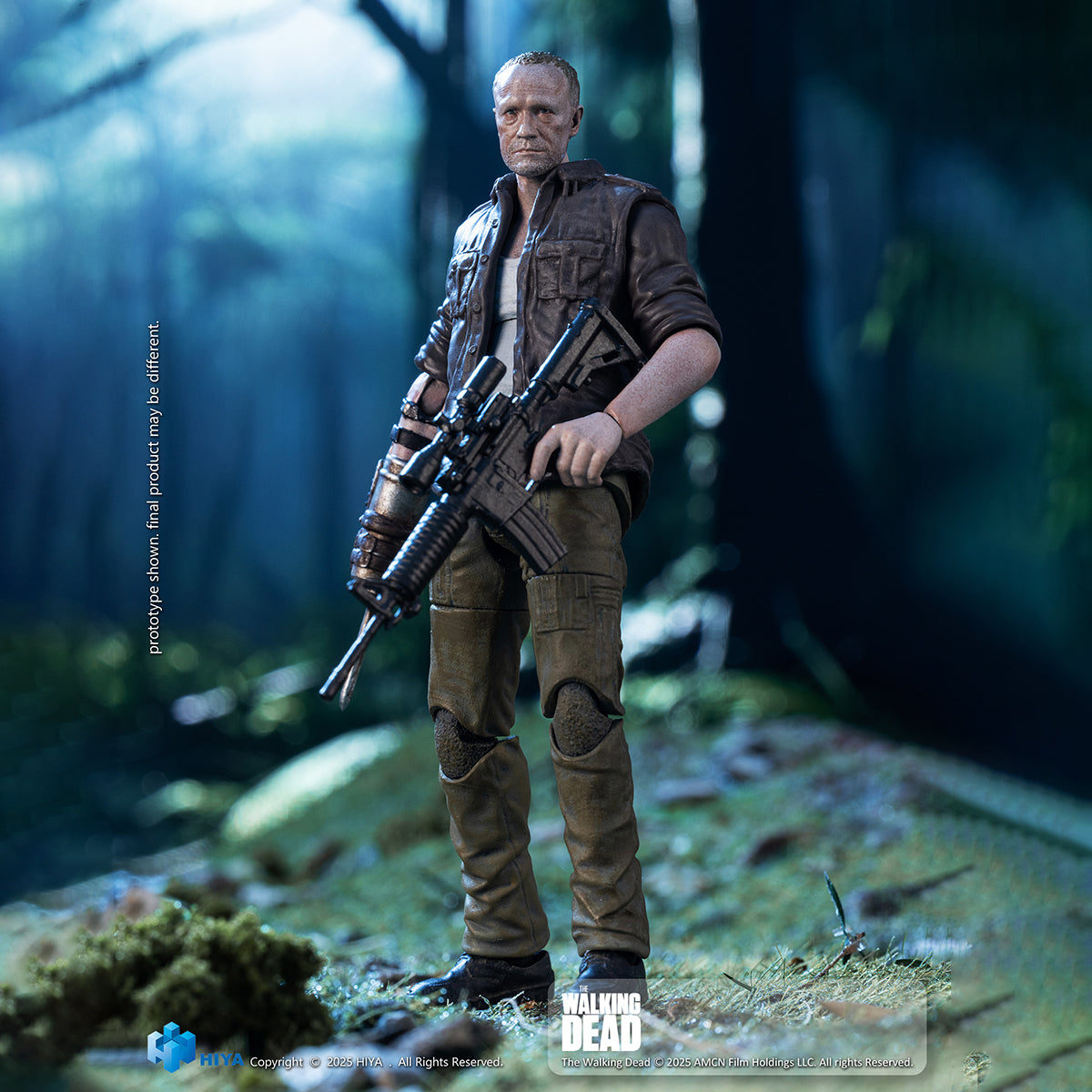 HIYA Exquisitas Mini Figuras de Acción de Merle de The Walking Dead