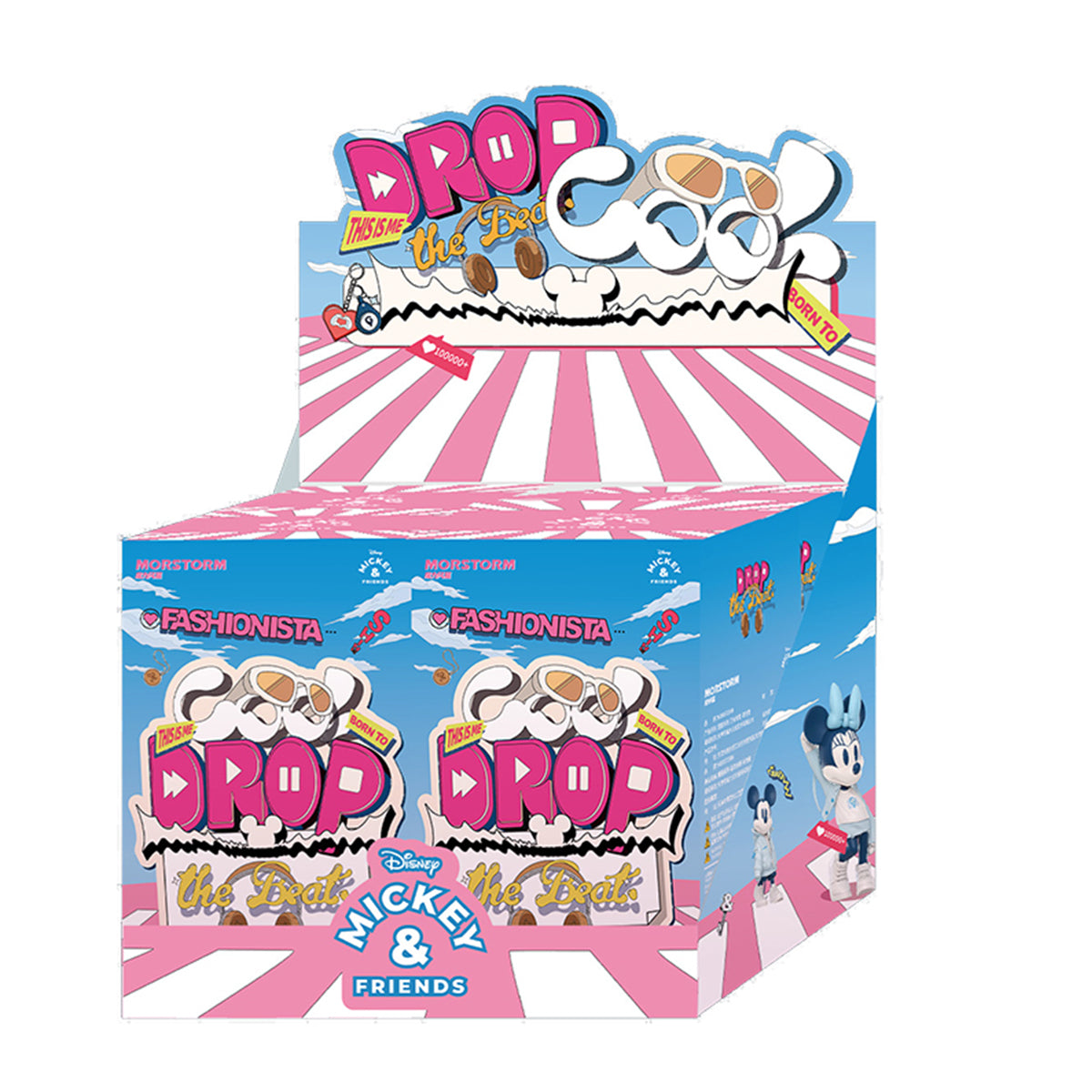 MORSTORM Coat Mickey + Cowboy Outfit Minnie + Sweatshirt Minnie + Sweatshirt Mickey Art Figurine