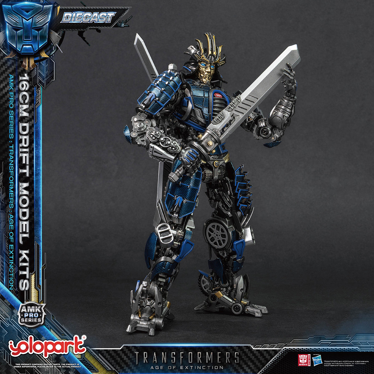 YOLOPARK AMK PRO Series Transformers Drift Die-Cast Assembly Model Kits