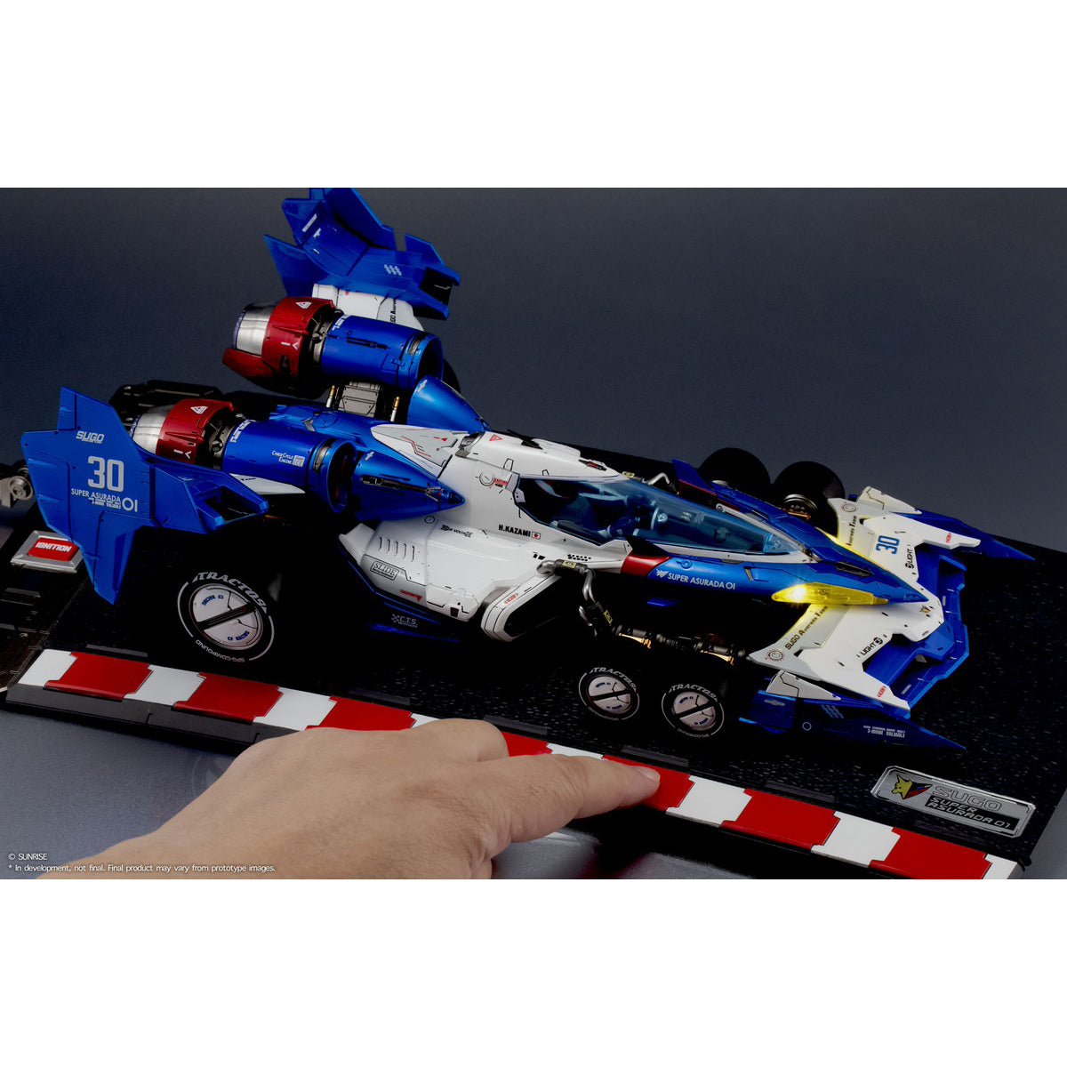Threezero Future GPX Cyber Formula Super Asurada 01 Vehicle Model