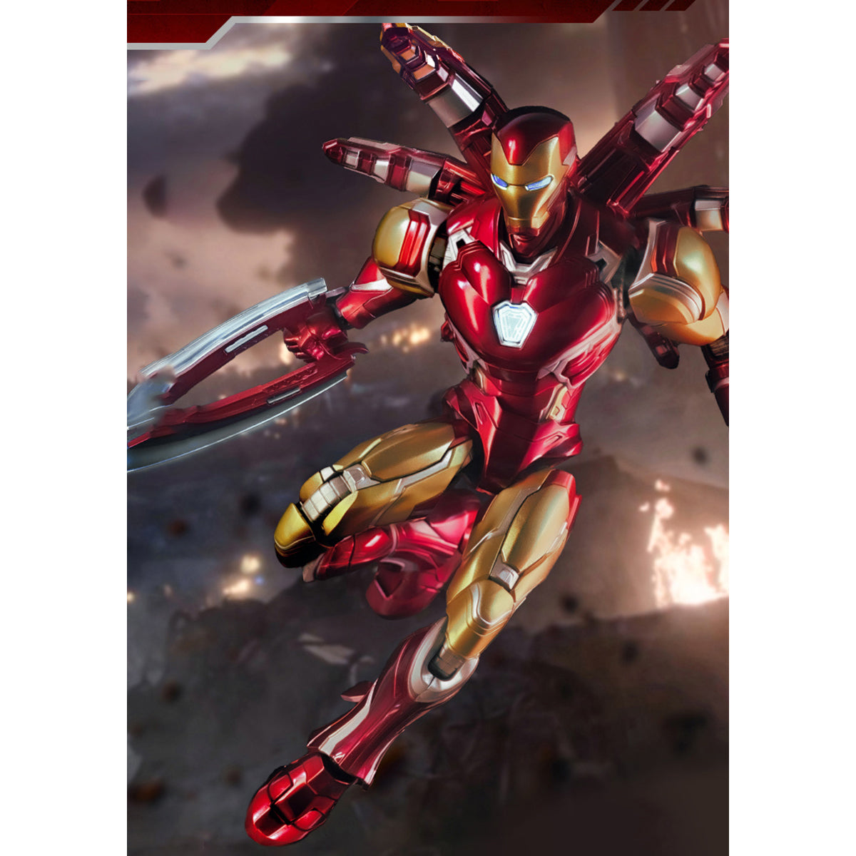 Kits de modelos de ensamblaje de Iron Men MK85 Beyond Edition de Blokees Heroes