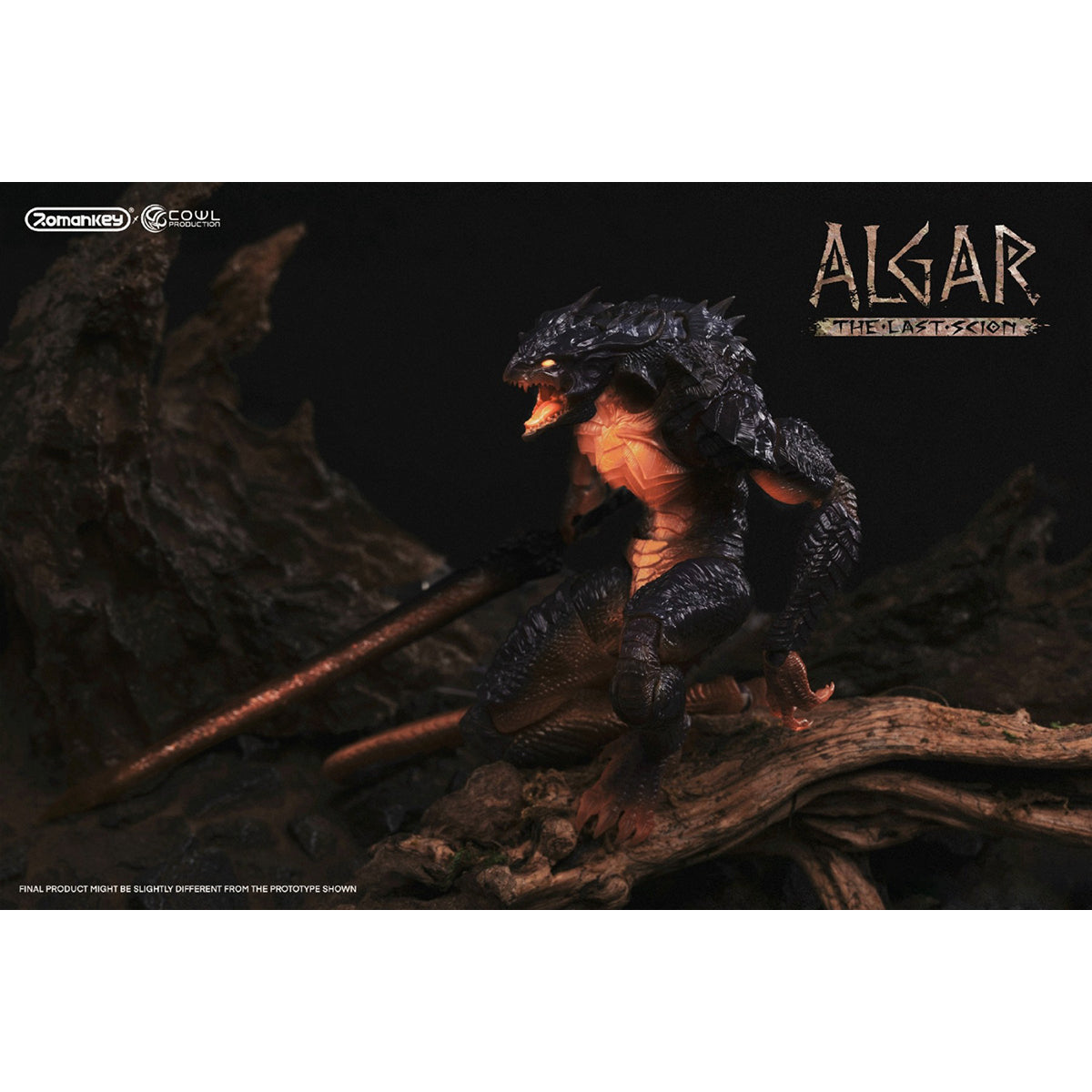 Romankey X COWL The Last Scion Algar The First Receiver Action Figure