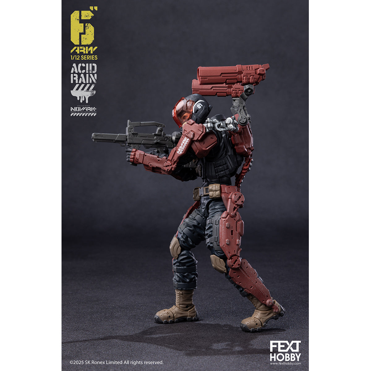 FEXT HOBBY Acid Rain World: Novark FXH-AR-001 THAME/FXH-AR-002 WAR BANNER/FXH-AR-003 SKULLWELDER/FXH-AR-004 PROTEUS 1/12 Scale Action Figure