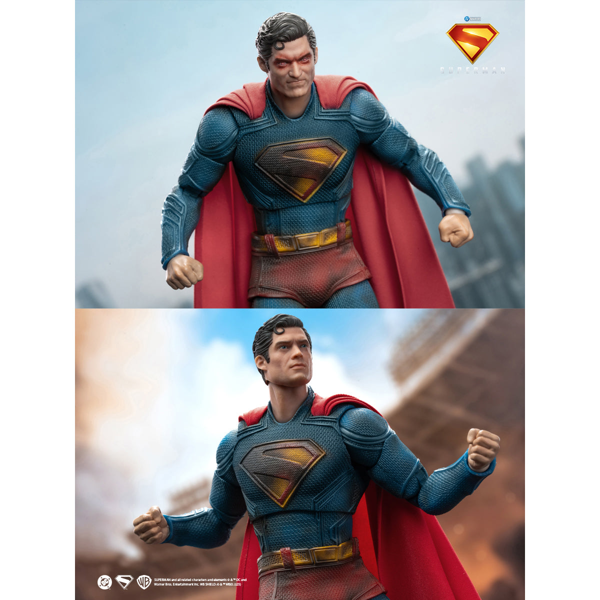 Fondjoy DC Series DC1017B Battle-Damaged New Superman 1/9 Scale Action Figure