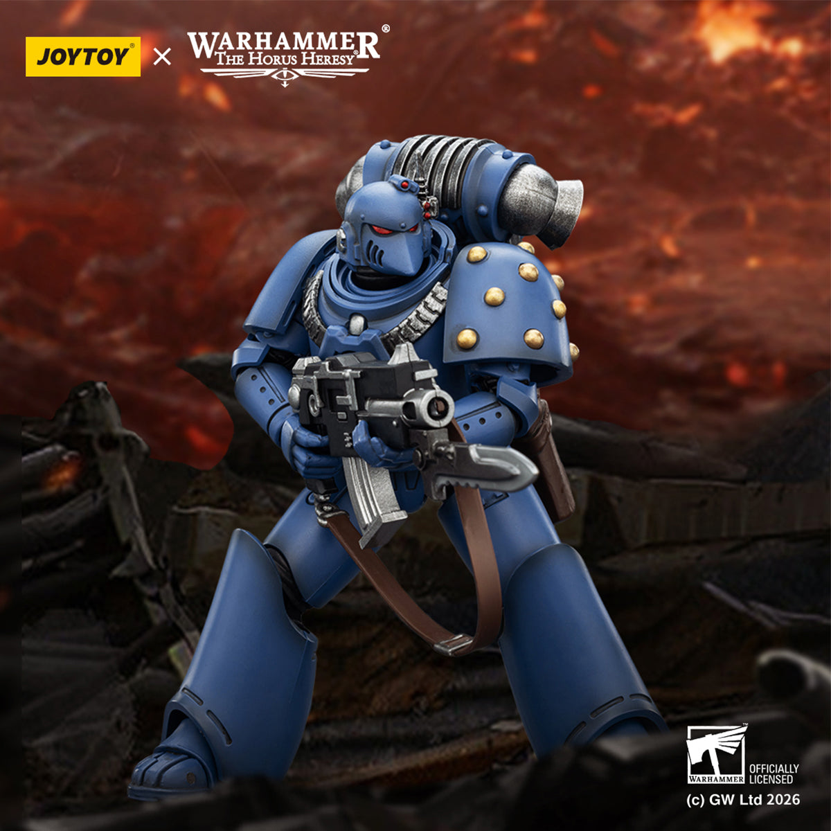 JOYTOY Warhammer 40,000 Thousand Sons & Space Wolves & Sons of Horus & Alpha Legion & Blood Angels & Imperial Fist & Ultramarines MKVI Tactical Legionary 1/18 Scale Action Figure
