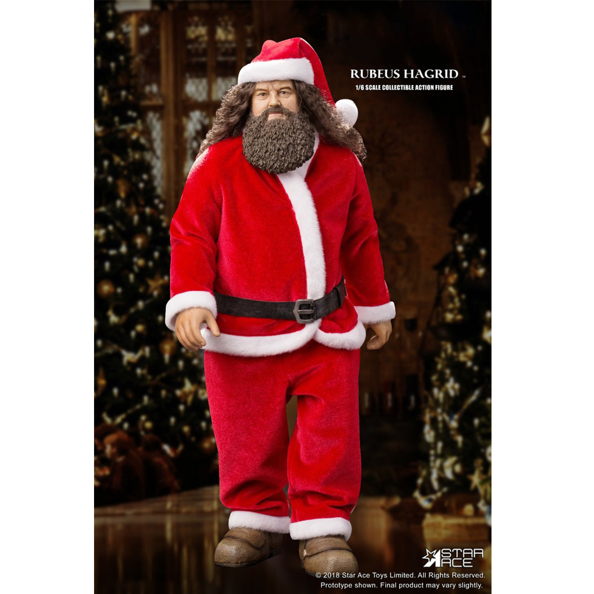 STAR ACE Toys Harry Potter: Rubeus Hagrid Ver.2 Christmas Edition Action Figures