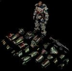 Figurine articulée Threezero Fallout T-45 Hot Rod Shark avec armure assistée