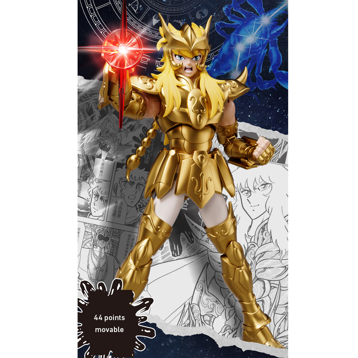 (Only Shipped to the US) BLOKEES Saint Seiya Series Champion Class Scorpio - Milo Assembly Model Kits