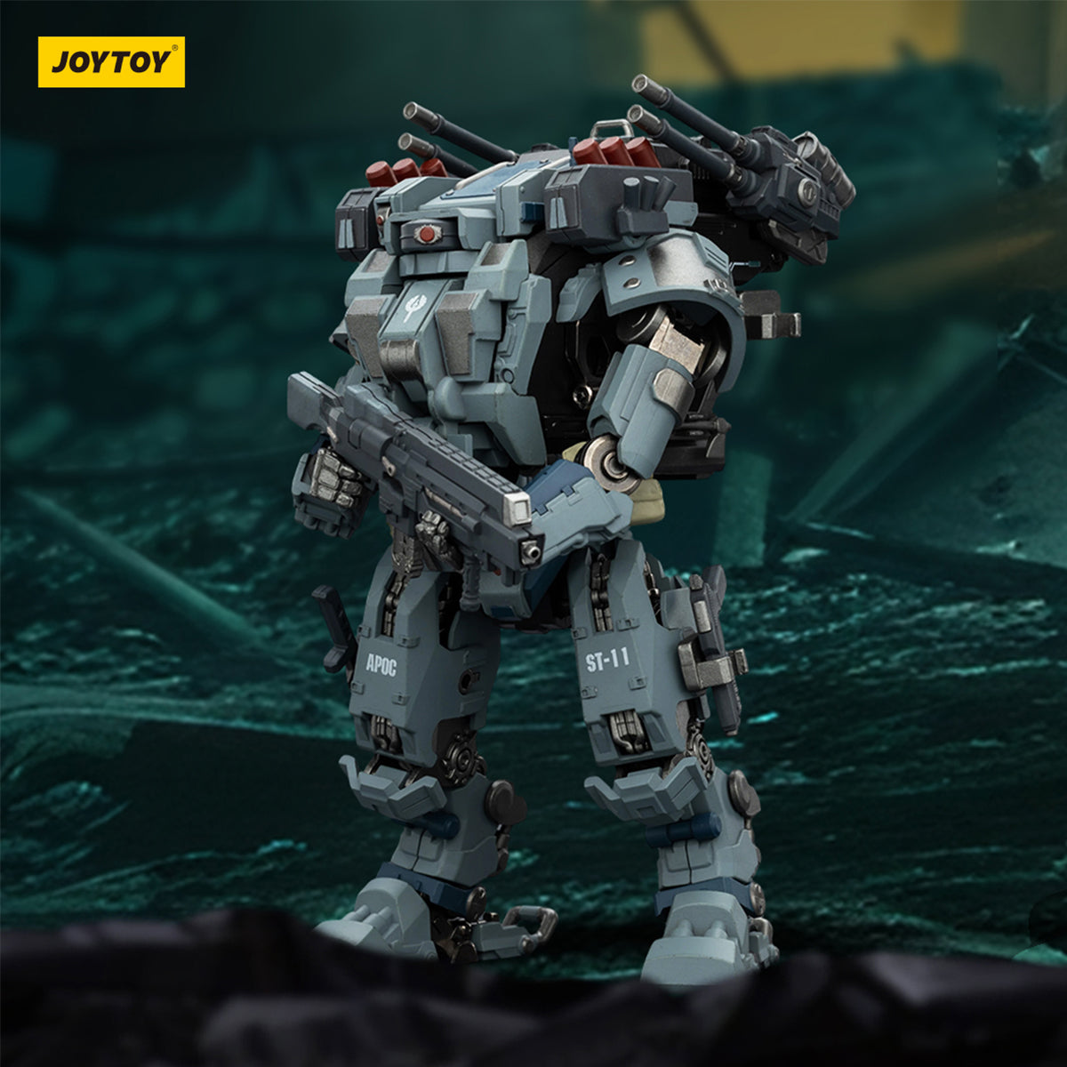 JOYTOY Warhammer 40,000 APOC Series Bedrock Sentence Heavy Fire Assault Mech ST-8611 1/25 Scale JT03066 Action Figure