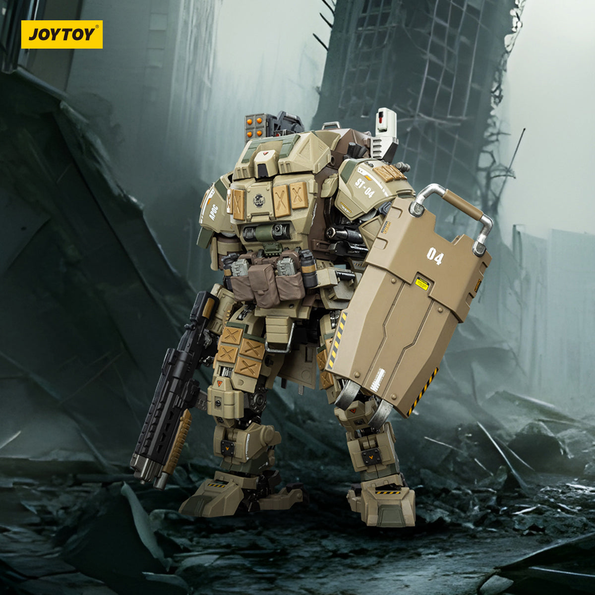 JOYTOY Dark Source APOC Series Storm Lucis Fire Support Type Mech & UNSC Mirage Squad 1/25 Scale Action Figure
