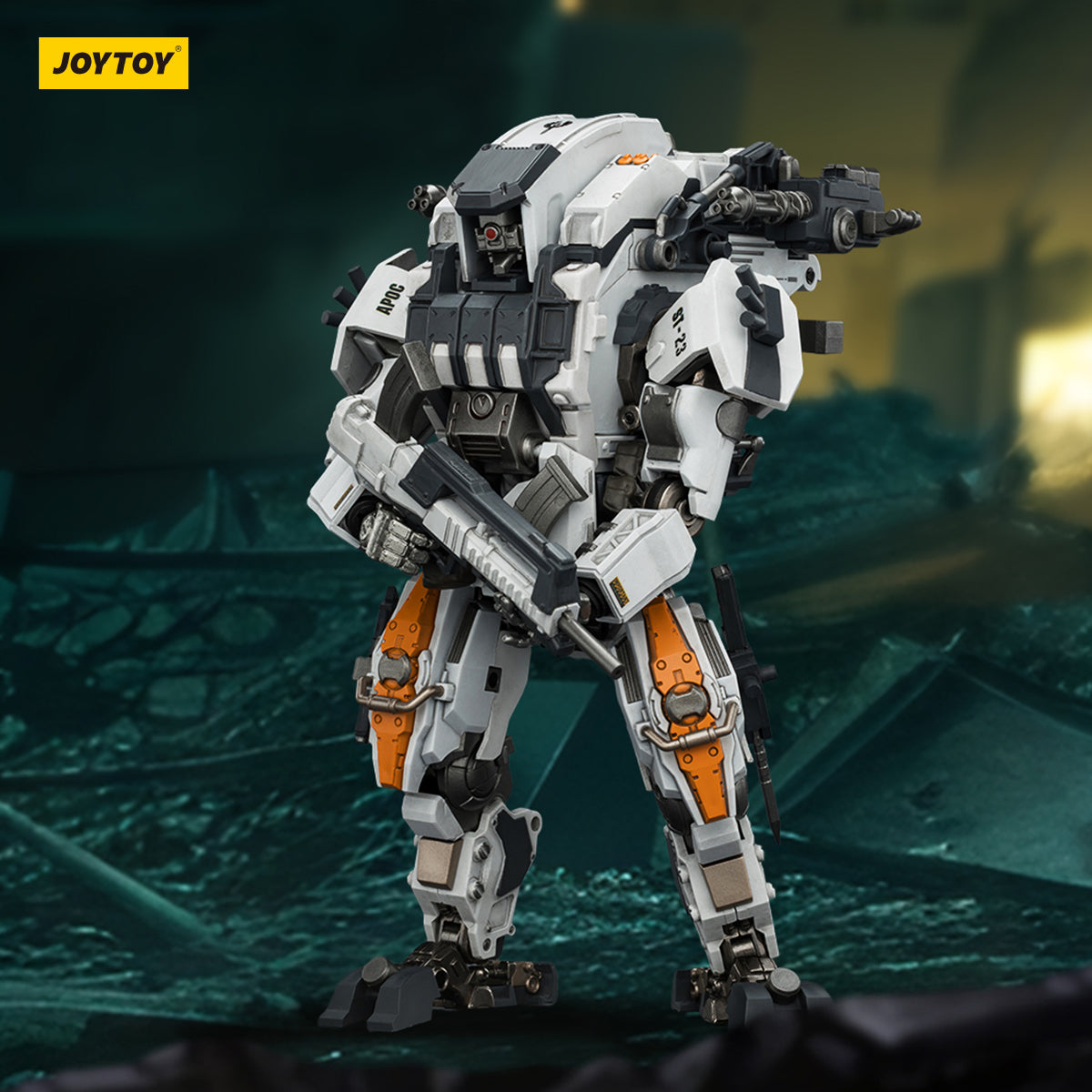 JOYTOY APOC Series DragonFang Assault Mech & Hummer Standard Combat Mech & Mystic Armor Heavy Assault Mech & Razor Stealth/Night Ops Mech & Thor Fire Strike Mech 1/25 Scale Action Figure
