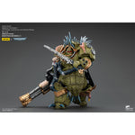 JOYTOY Warhammer Death Guard Blightlord Terminator & Plague Marine Icon bearer with Boltgun and Plague knife 1/18 Scale Action Figure