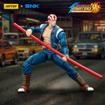 JOYTOY KOF'98UM '97 Special Team Blue Mary & Billy Kane & Ryuji Yamazaki 1/18 Scale Action Figure