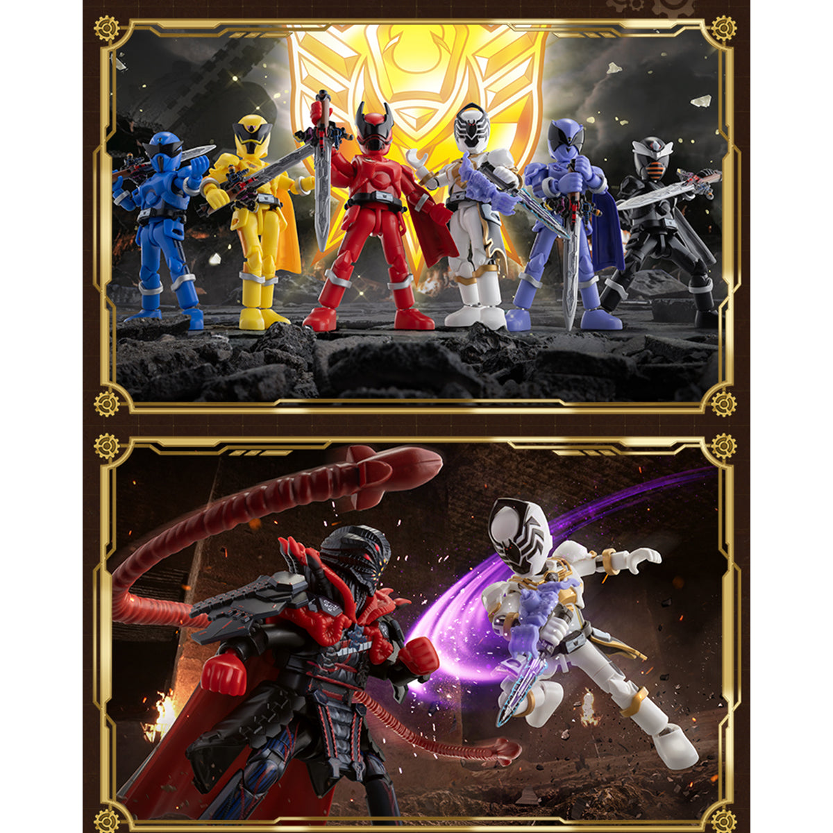 Blokees Super Sentai Galaxy Version Vol.1 Bug King Lord Mail Cocoon Breaking 75501 Blind Box Figure