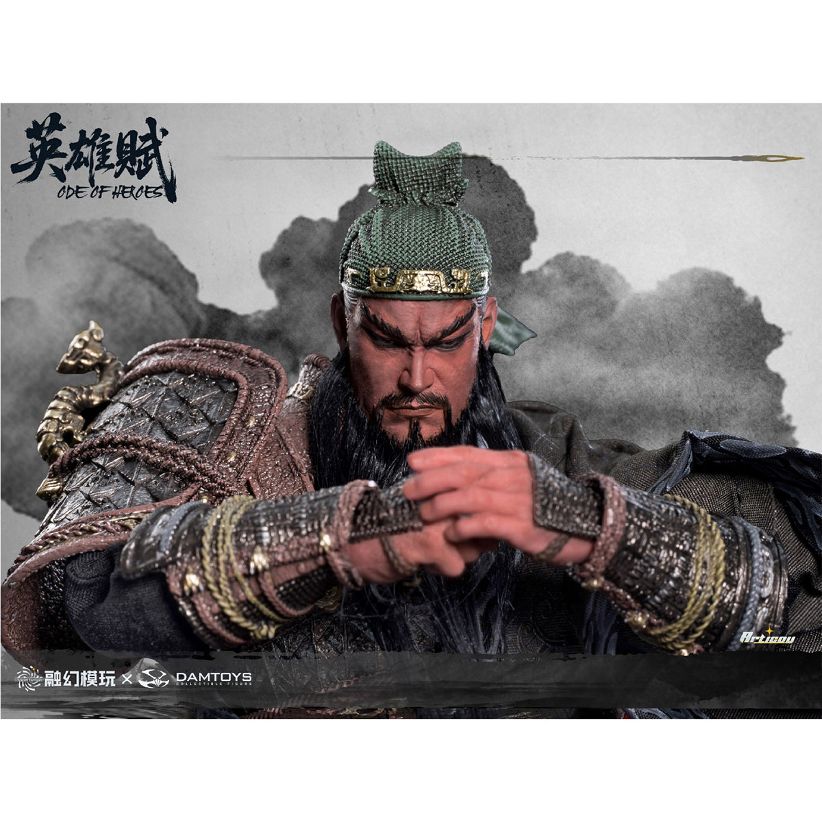 FUSION FANTASY × DAMTOYS Odes of Heroes Zhongyi Wushuang FTOH-03 Guan Yu 1/12 Scale Action Figure