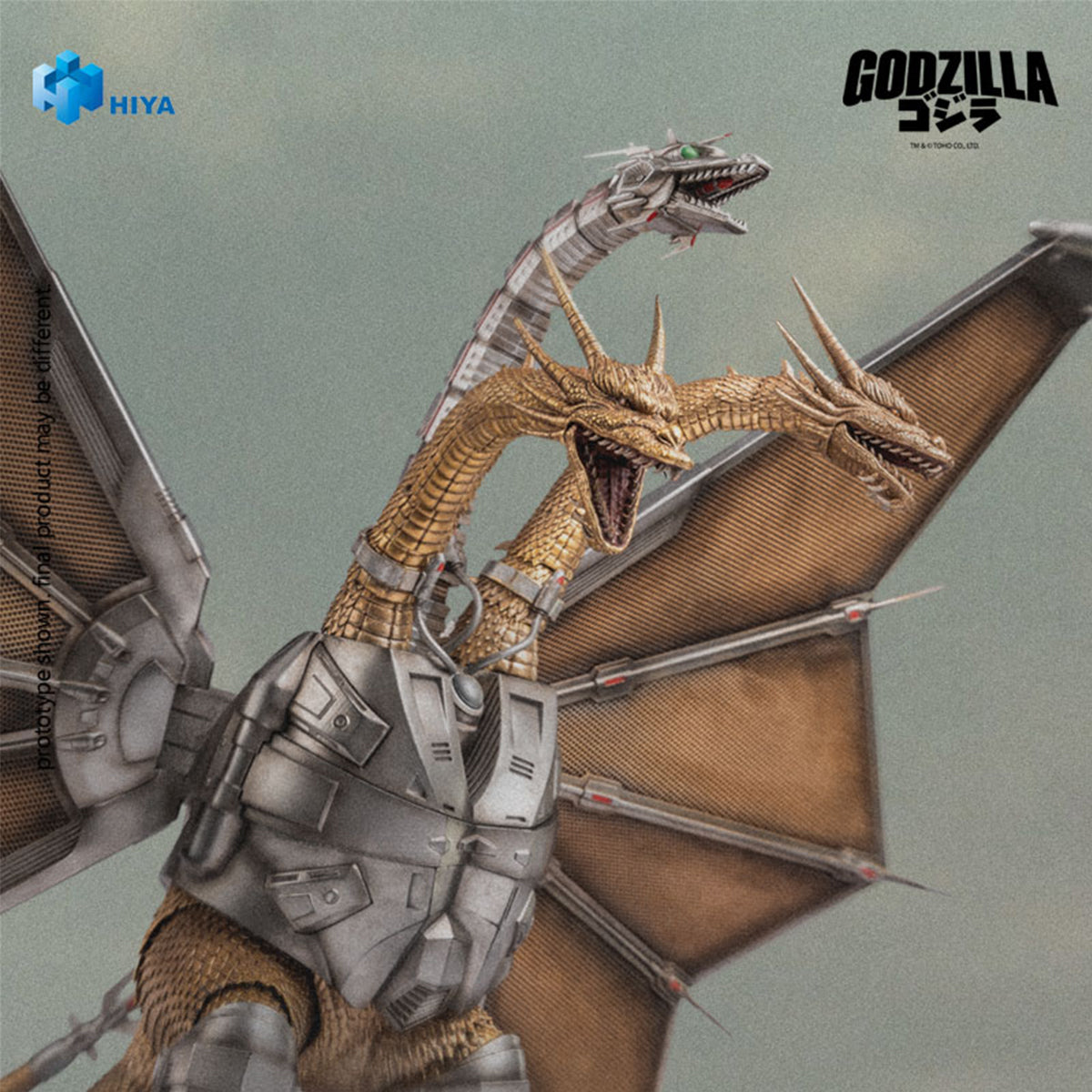 HIYA Godzilla vs. King Ghidorah Mecha King Ghidorah Action Figures