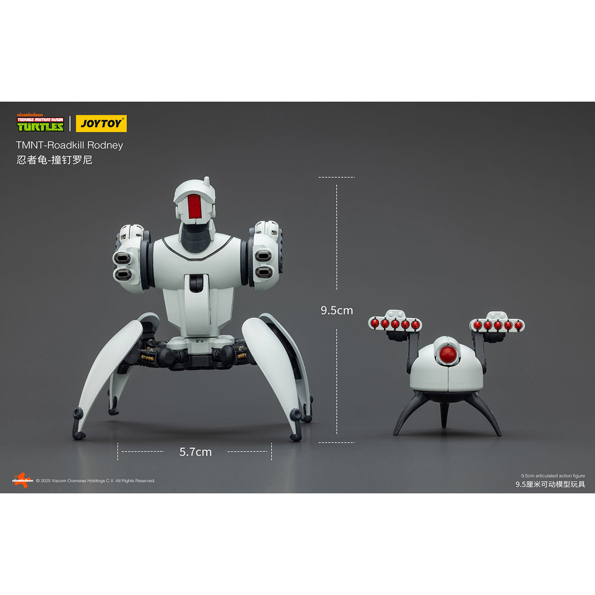 JOYTOY TMNT-Roadkill Rodney TMNT-Turtle Van 1/18 Scale Fit TMNT Series