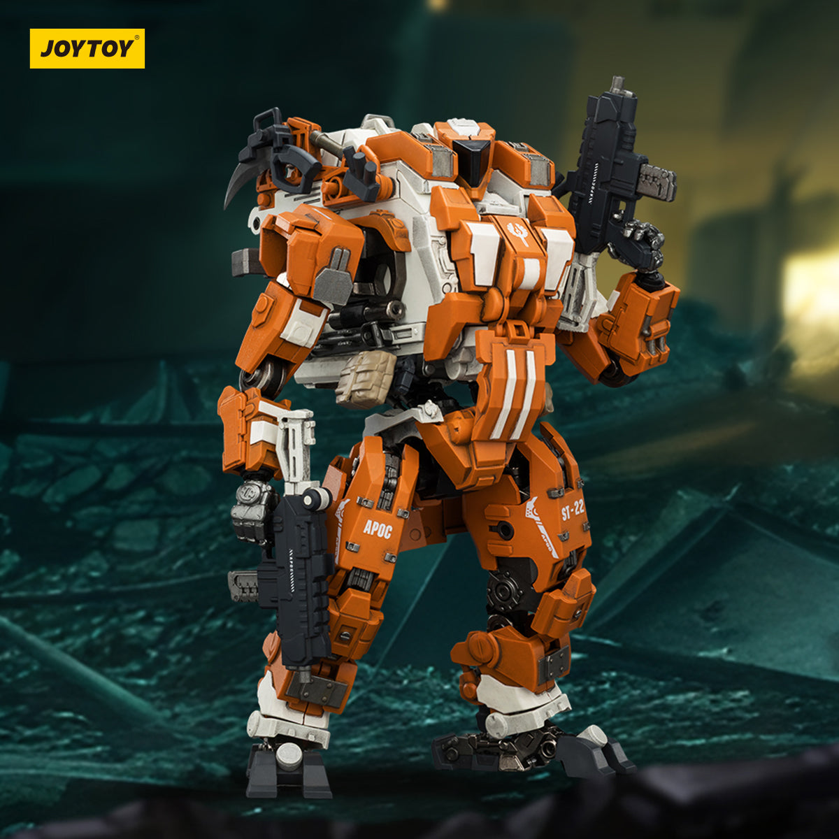 JOYTOY APOC Series DragonFang Assault Mech & Hummer Standard Combat Mech & Mystic Armor Heavy Assault Mech & Razor Stealth/Night Ops Mech & Thor Fire Strike Mech 1/25 Scale Action Figure