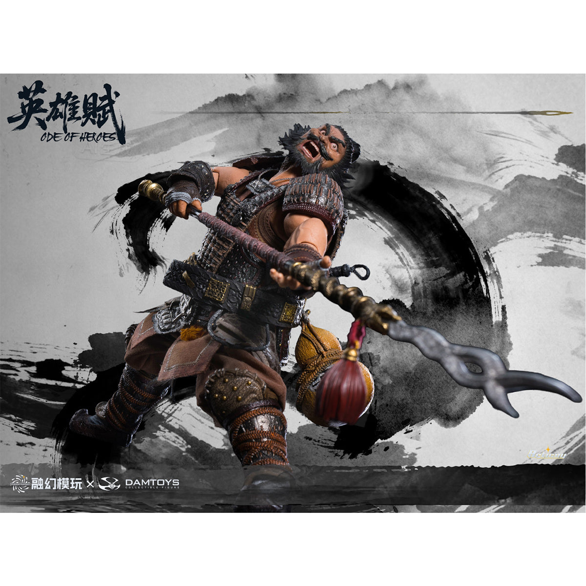 FUSION FANTASY × DAMTOYS Odes of Heroes Wanfu Mokai FTOH-02 Zhang Fei 1/12 Scale Action Figure