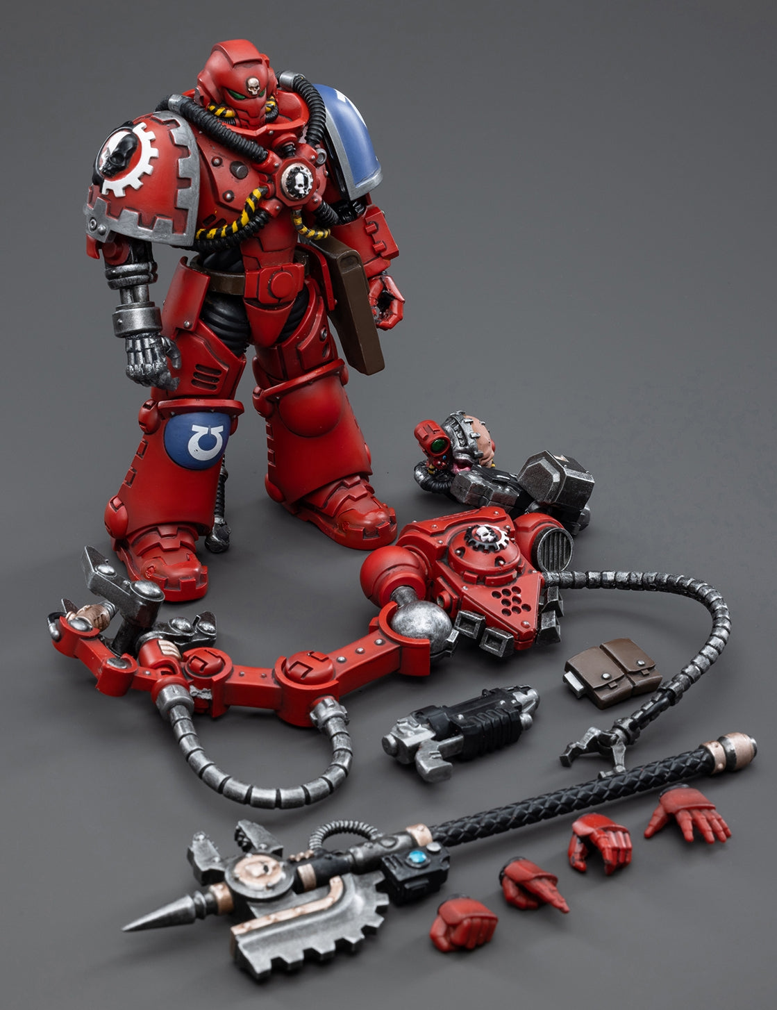 HiPlay JoyToy 40K Collectible Figure: Ultramarines Primaris Techmarine 1:18 Scale Action Figures JT3761