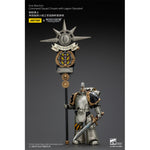 JOYTOY Warhammer The Horus Heresy, Iron Warriors Command Squad Chosen with Legion Standard/MKVI Tactical Sergeant with Power Sword and Plasma Pistol, Action Figures