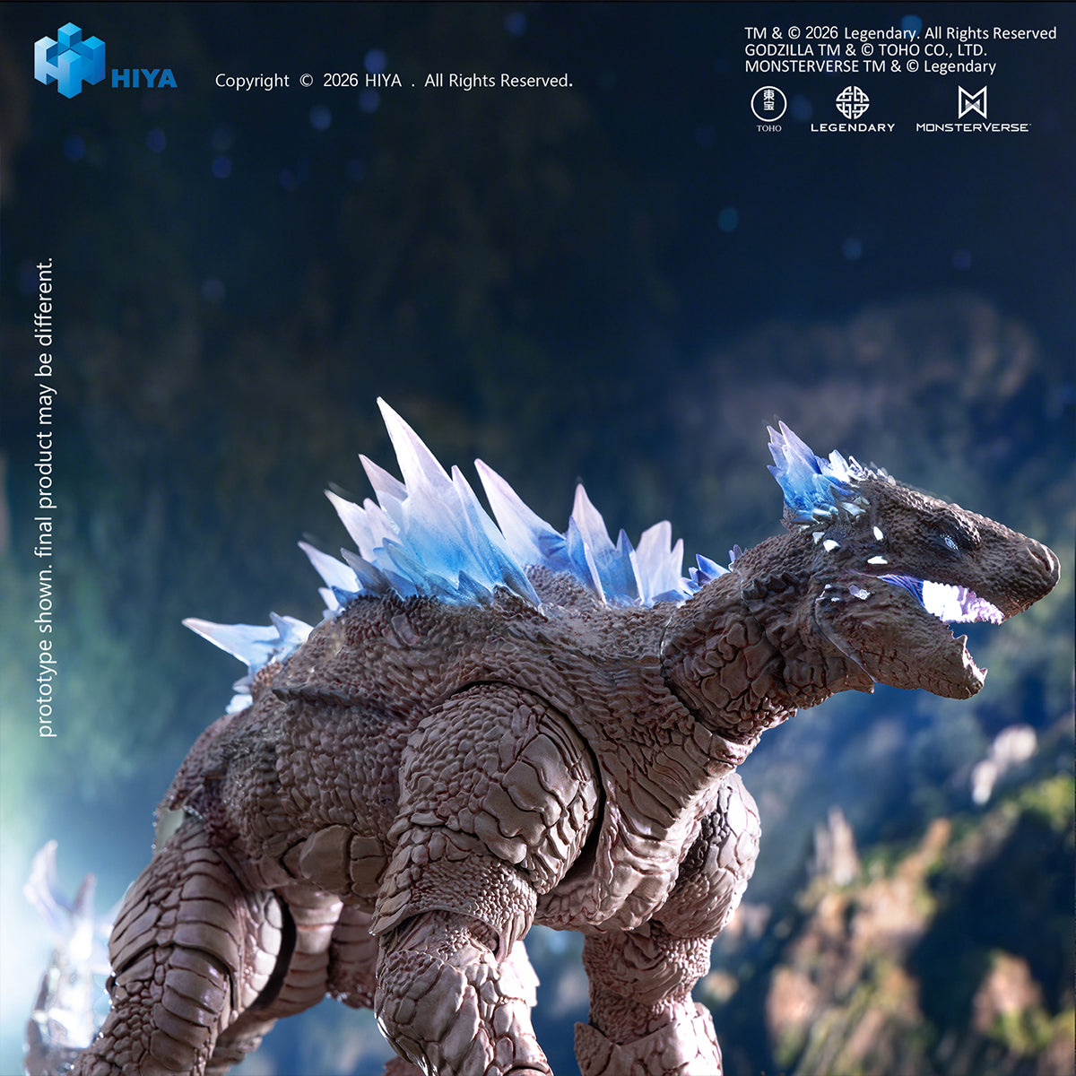 HIYA EBG0312 Godzilla: The New Empire - Frost Breath Shimo Monster Action Figure
