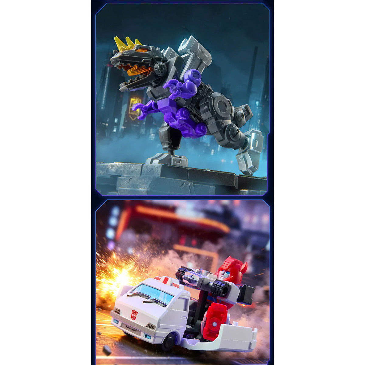 BLOKEES Transformers Defender Version Vol. 7 Power of the Beast 71407 Model Kits Blind Box