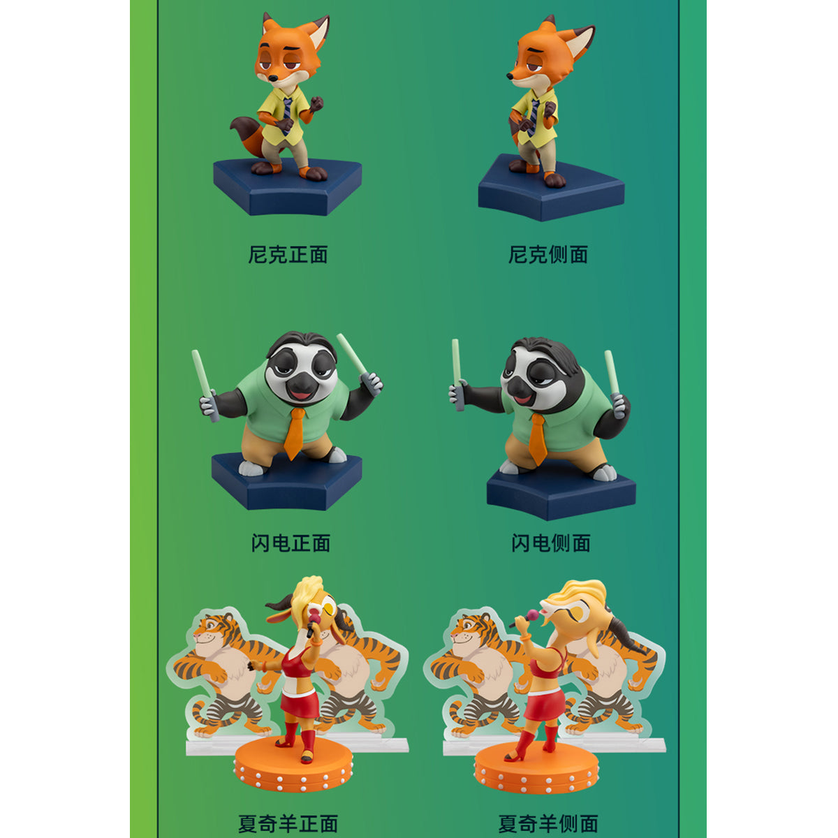Beast Kingdom Walt Disney MEA-074 Zootopia Concert Series Single Blind Box Figure