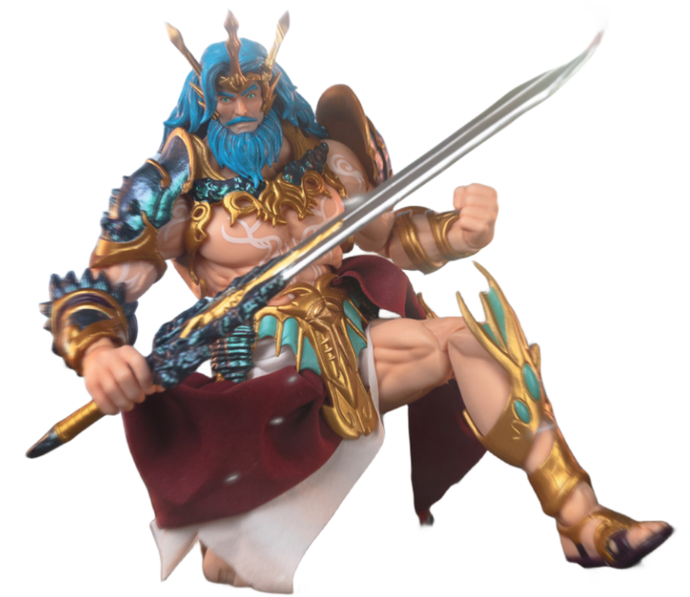 ShinfuToys M03G Myth Gods of Nation: Poseidon 1/12 Scale Action Figures