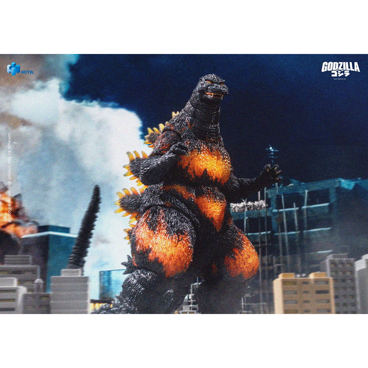 HIYA Exquisite Basic Godzilla vs. Destoroyah Burning Godzilla EBG0316 Monster Action Figure