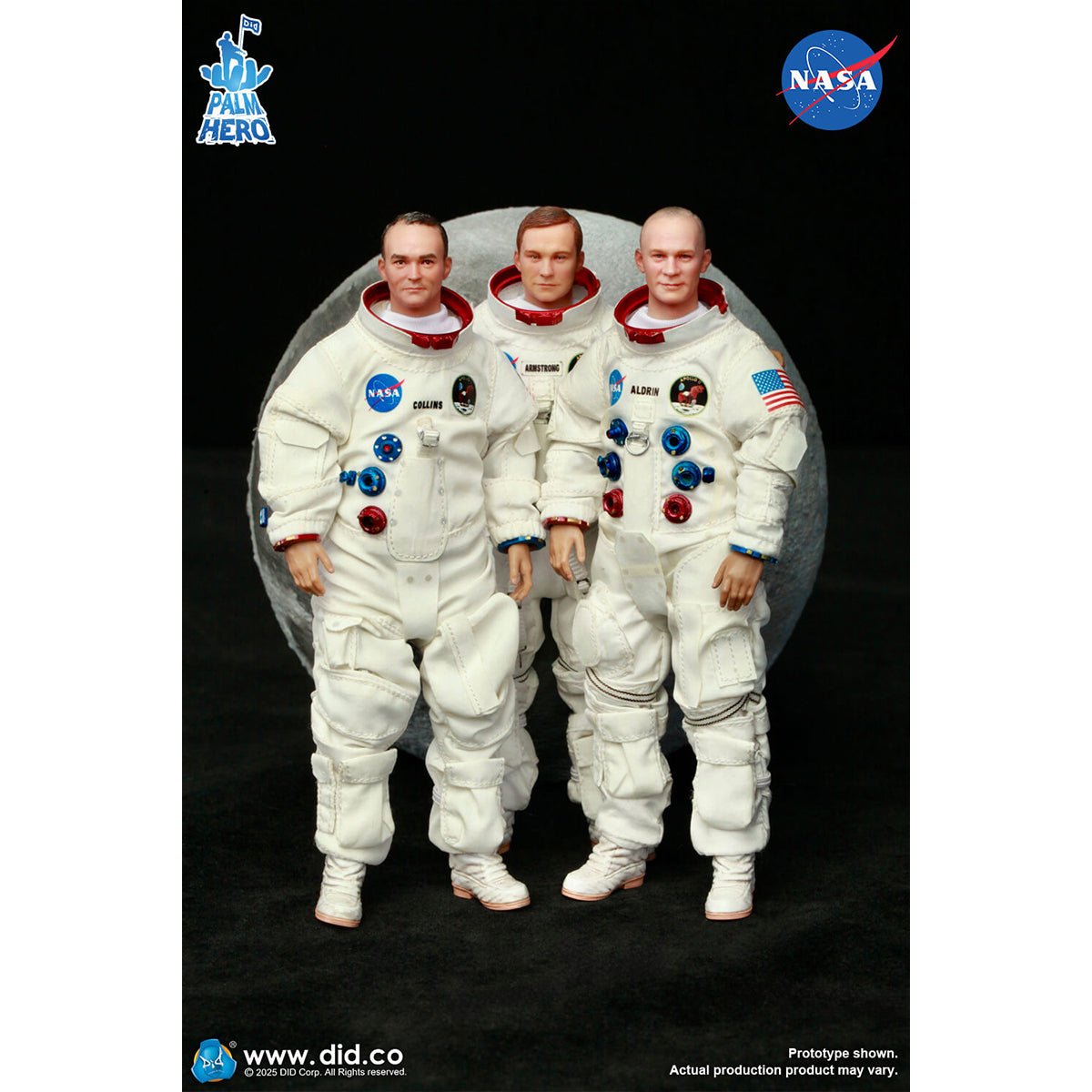 DID, Astronauts Collins XS80035/Astronauts Aldrin XS80034/Astronauts Armstrong XS80033, Action Figures