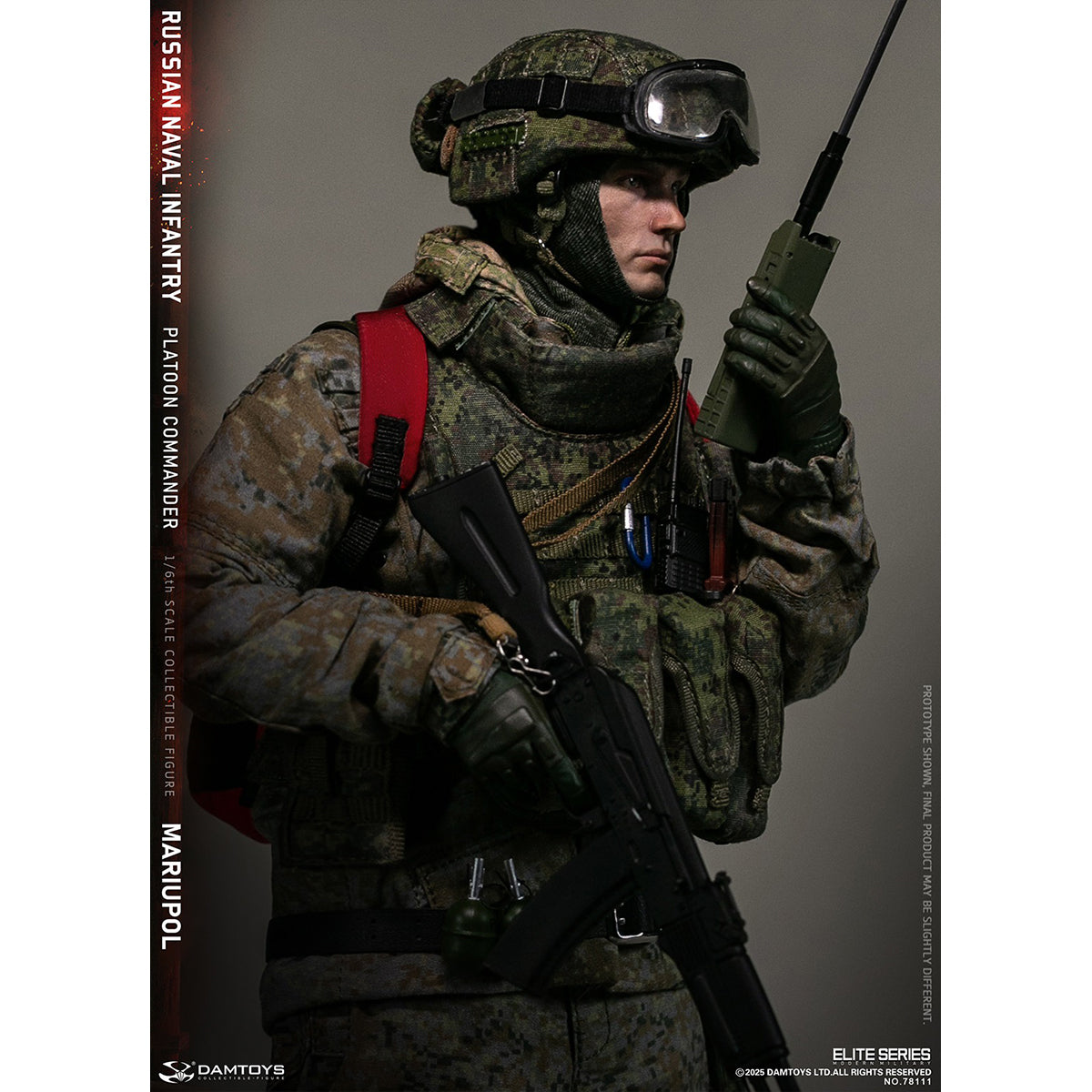 DAMTOYS NO.78111 Russian Naval Infantry Commander Mariupol 1/6 Scale Action Figure