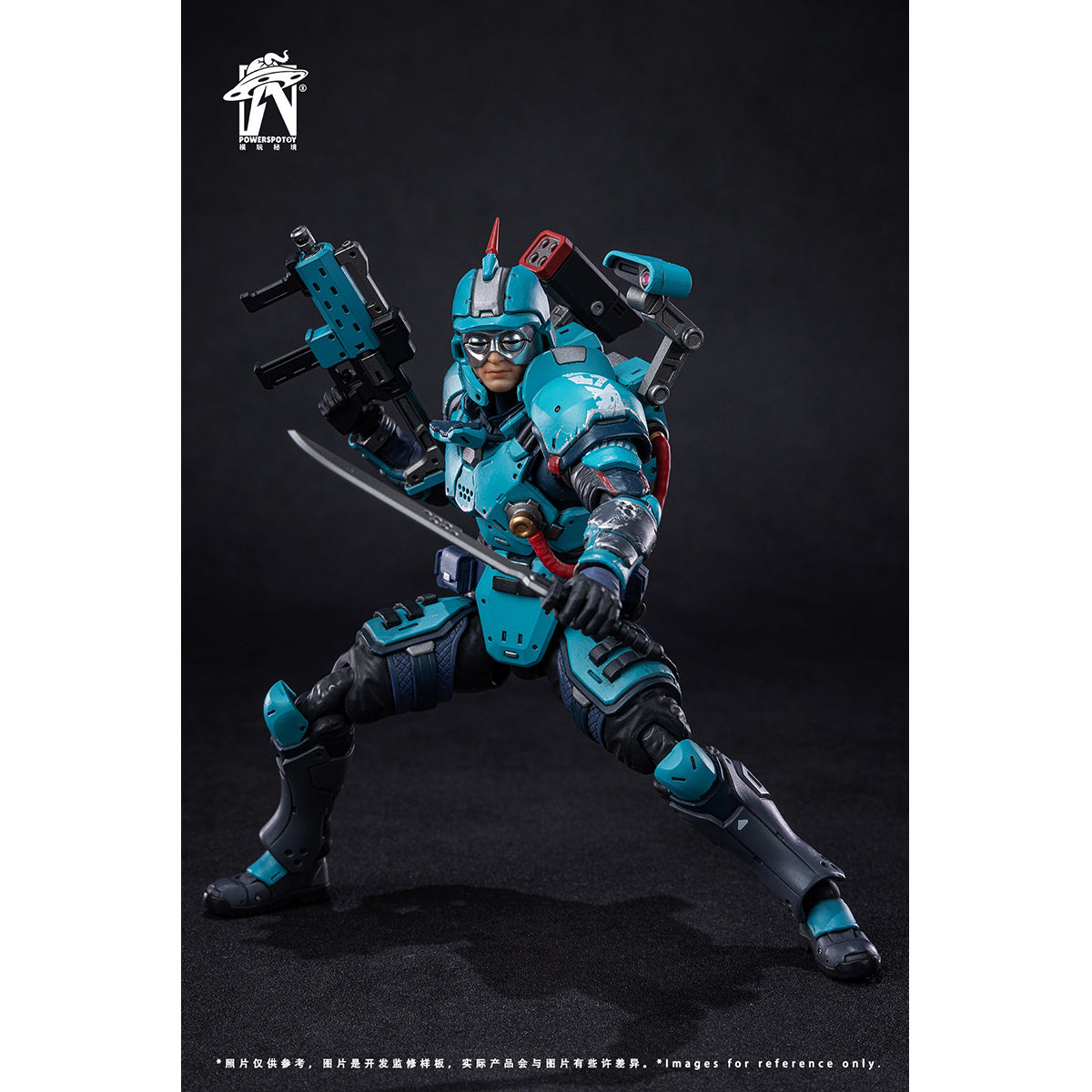 Powerspotoy Xpedion Steel Thunder Special Force Tactical ARM 1/12 Scale Action Figure & Diorama Base