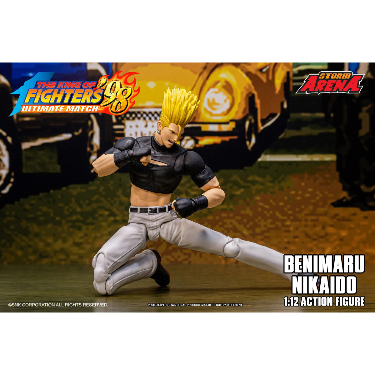 Storm Collectibles The King Of Fighters'98 UM KFSA01 Benimaru Nikaido Storm Arena KFSA02 Goro Daimon Storm Arena KFSA03 Kyo Kusanagi Storm Arena 1/12 Scale Action Figure