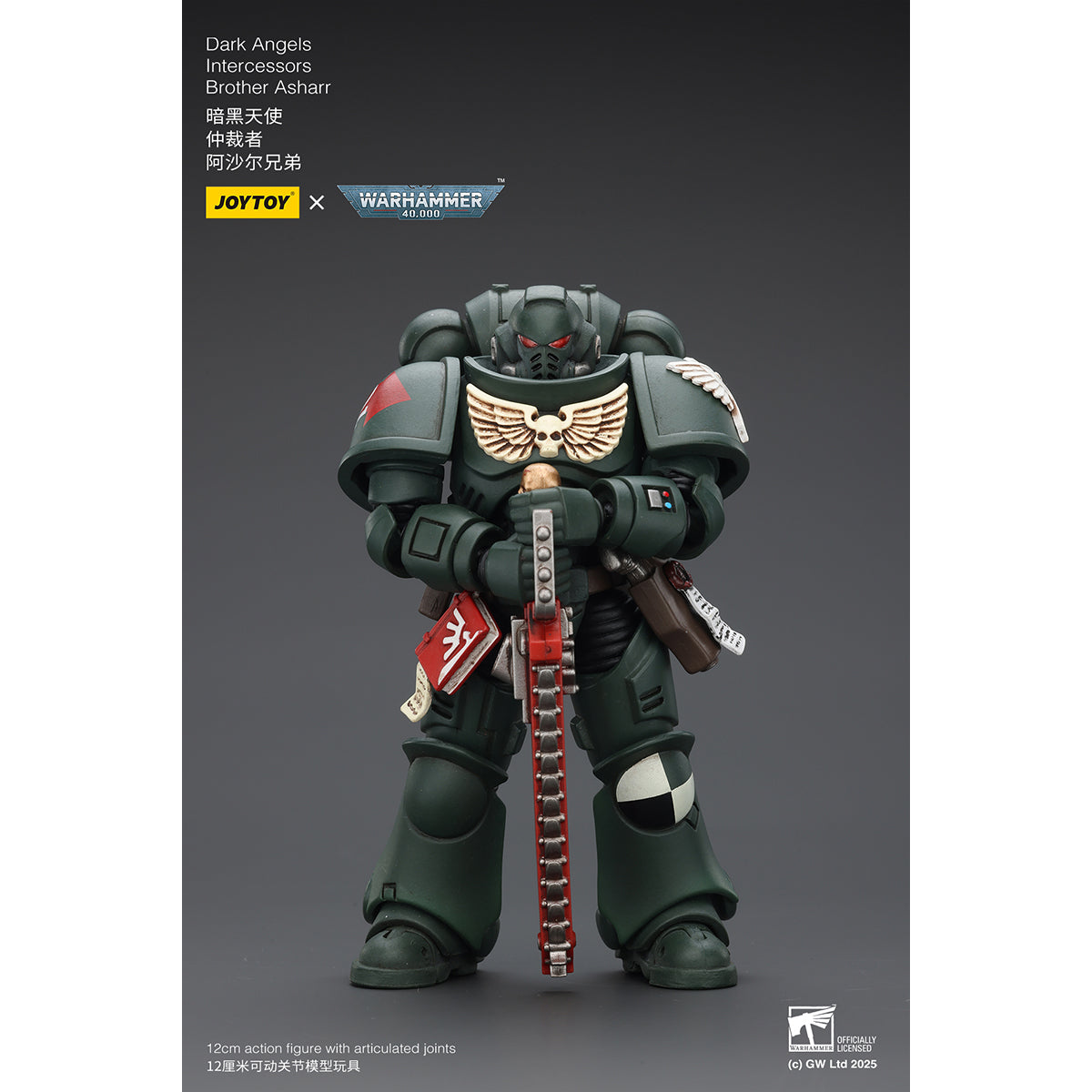 JOYTOY Dark Angels Intercessors Brother Asharr & Brother Nadael 1/18 Scale Action Figure