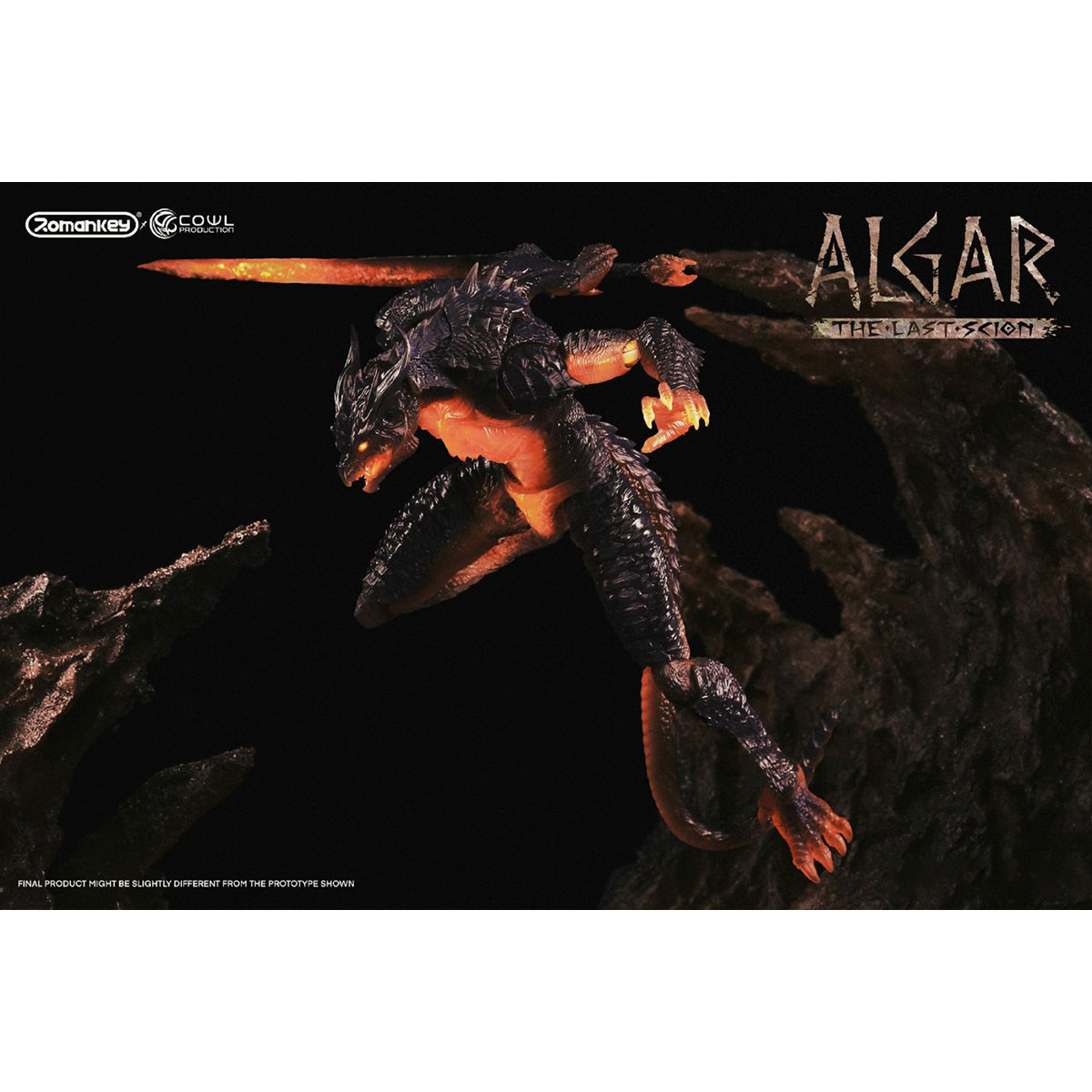 Romankey X COWL The Last Scion Algar The First Receiver Action Figure
