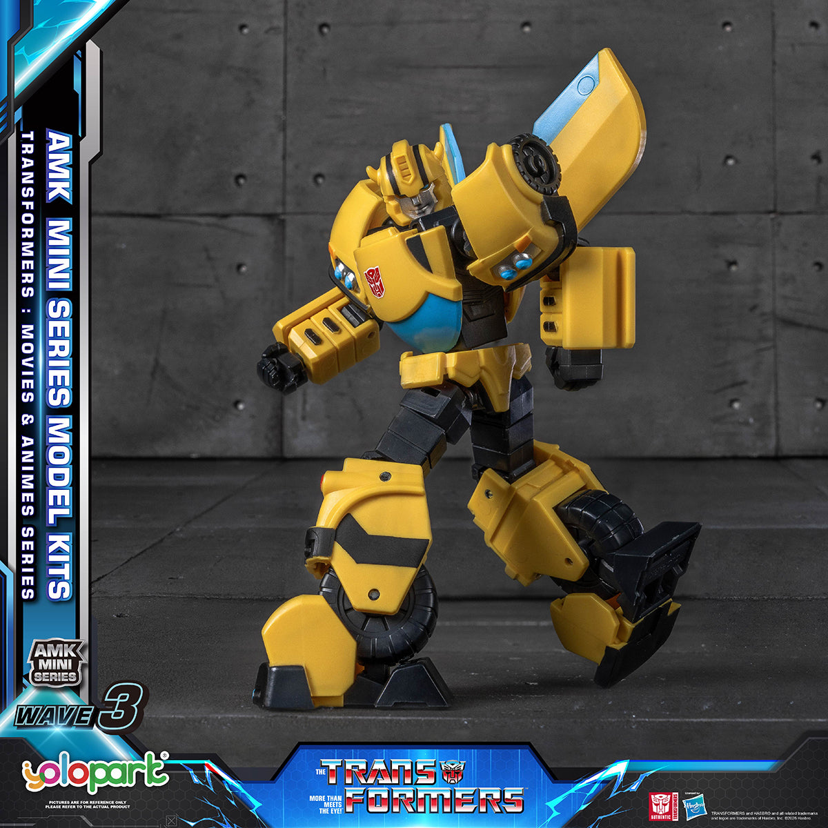 Yolopark AMK MINI WAVE 3-TF3 Bumblebee AMKM3BB Pre-assembled Model Kits