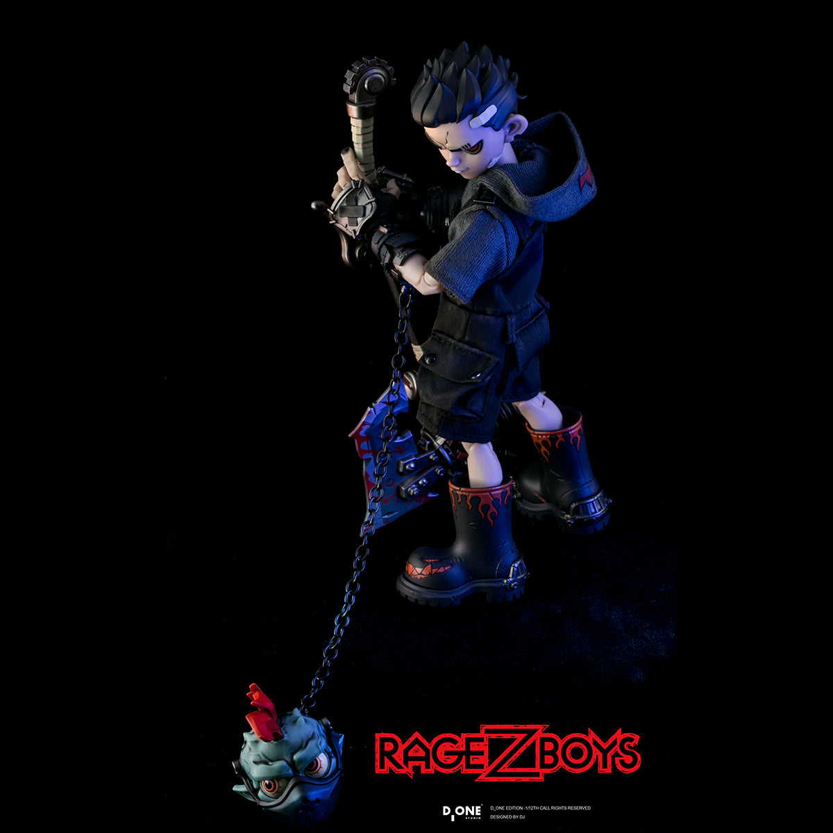 D_ONE STUDIO YaZai 1/12 Scale Action Figure