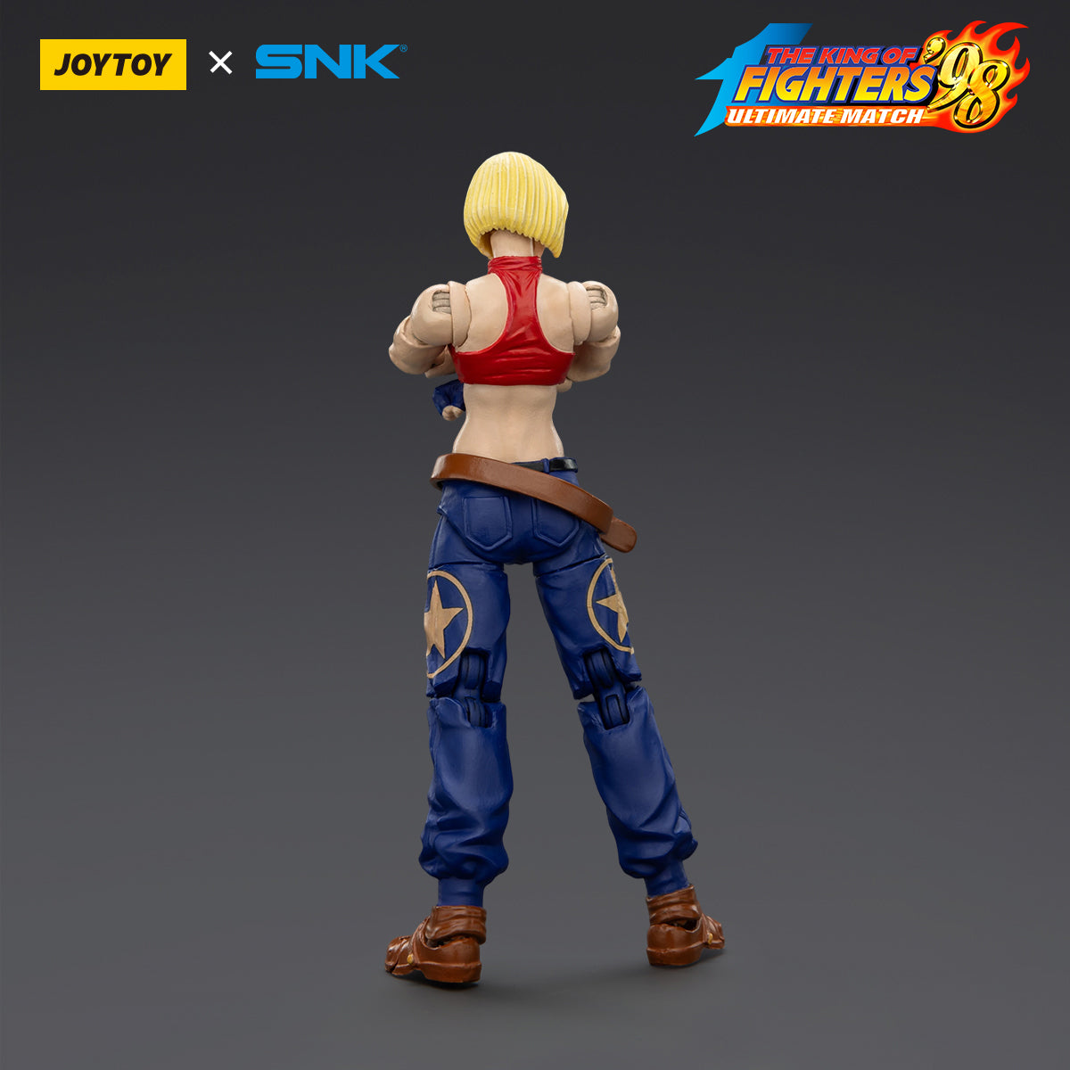JOYTOY KOF'98UM '97 Special Team Blue Mary & Billy Kane & Ryuji Yamazaki 1/18 Scale Action Figure