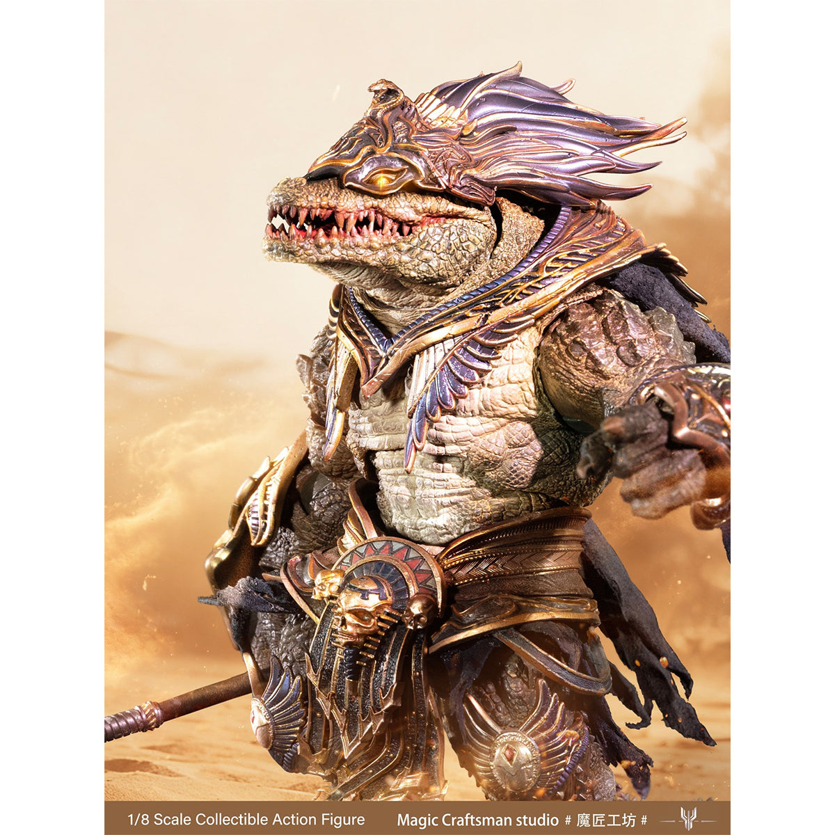 Magic Craftsman Studio Temple of Chaos Series Desert Colossus Crocodile Sobek 1/12 Scale Action Figure