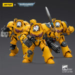 JOYTOY Warhammer 40,000 Imperial Fists Terminator with Power Fist and Assault Cannon & with Power Fist and Storm Bolter & with Power Sword and Storm Bolter Action Figure