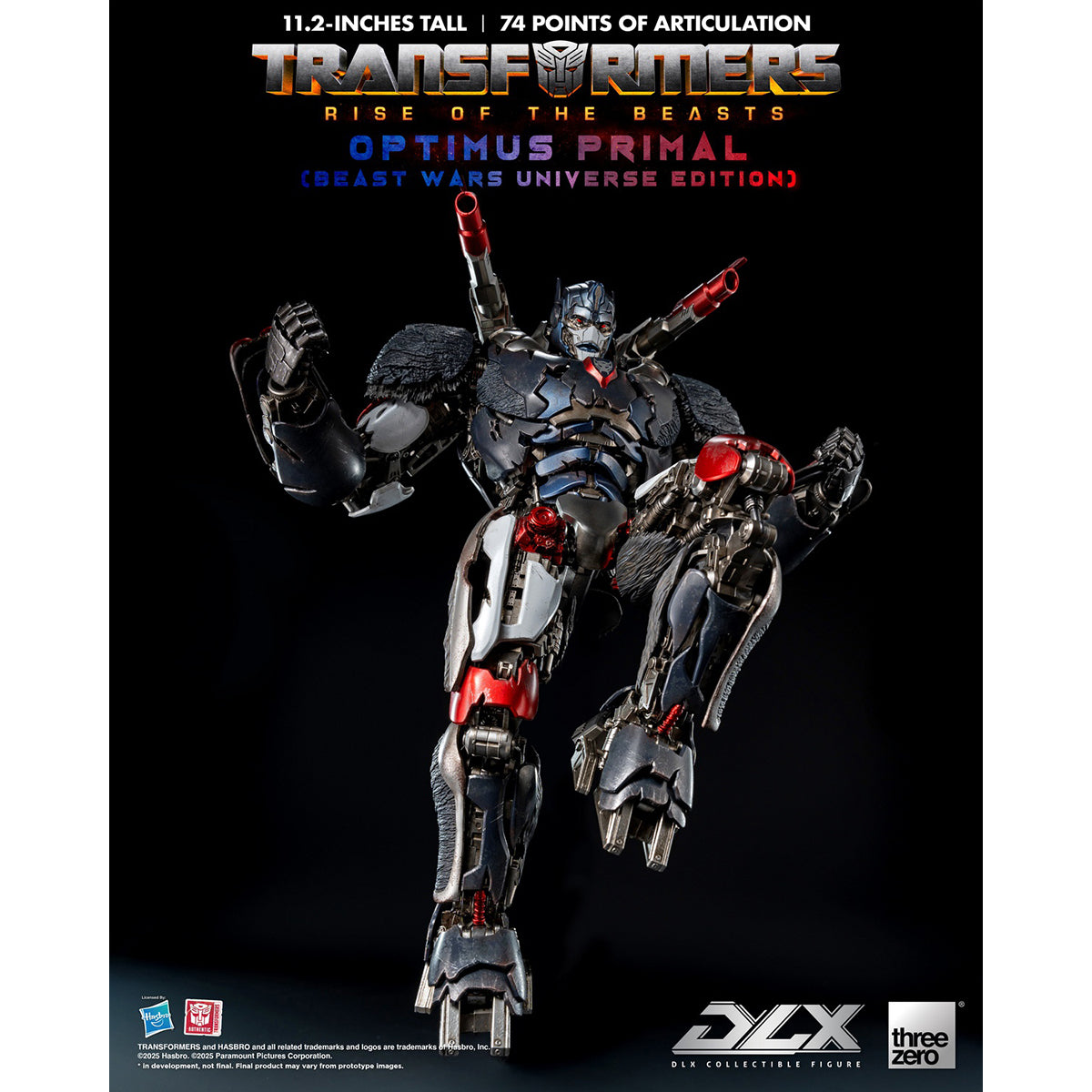 Threezero Transformers: Rise of the Beasts DLX Optimus Primal (Beast Wars Universe Edition) 3Z08850W0 Figure